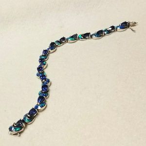 Lab opal bracelet